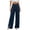 Navy-Pants for Women, variant on Womens Cotton Linen Pants Casual Button Up High Waisted Wide Leg Trousers Office Work Slacks with Pockets