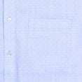 thumbnail image 3 of Gold Label Men's Short Sleeve Pocket Shirt Non-Iron Wrinkle-Resistant, Regular Sizes (Light Indigo 047 Print, Medium, M), 3 of 5
