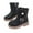 Black, variant on Kids Ankle Boots for Girls Chunky Low Block Heel Chelsea Dress Booties Kids Lightweight Hiking Shoes with Side Zipper Black 28