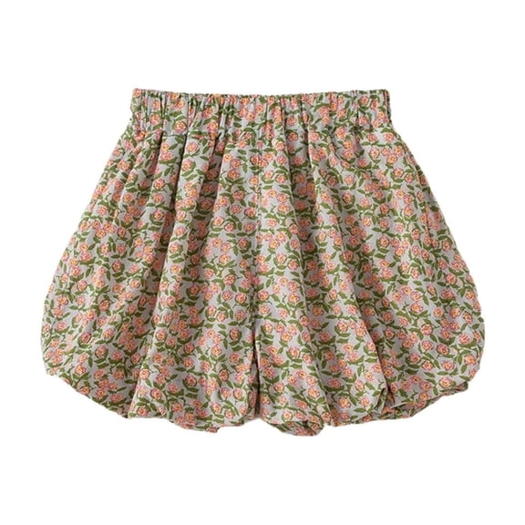Girls Summer Shorts for Toddlers and Kids Elastic Waist Comfortable Outdoor Play Shorts for Baby Girls 12 Months to 5 Years Soft Toddler Girl Shorts