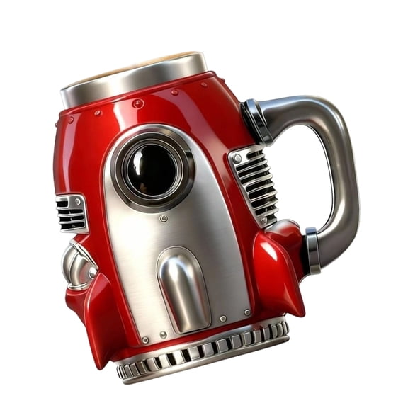 Unique Resin Rockets Shape Coffee Mug Space Theme Drinkware For Collectors Gift