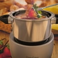 thumbnail image 3 of Classic Cuisine Ensemble de Casseroles à Fondue en Acier Inoxydable, 3 of 5