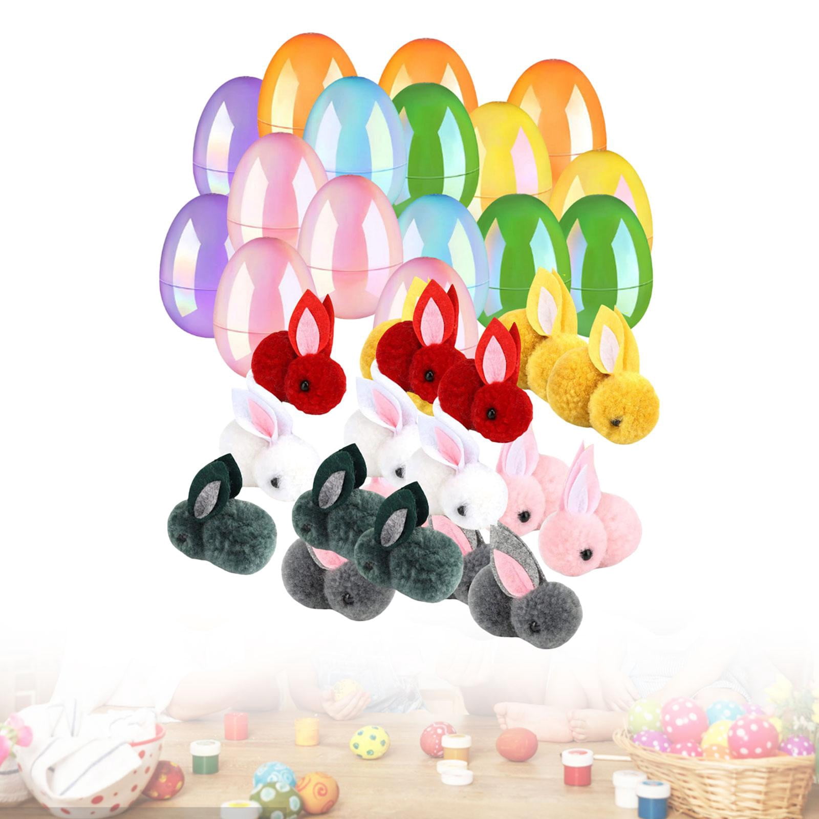 balikha Colorful Easter Eggs Easter Basket Fillers Inside Toys Party Favors, Easter Eggs, Easter Basket Stuffers for Adults Kids , 16 Eggs