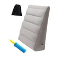 thumbnail image 2 of Almohada inflable almohada de almohadilla inflable con soporte de piernas ligeras almohadas livianas de la cama de inflación y deflación para acampar con bolsa de almacenamiento, 2 of 7