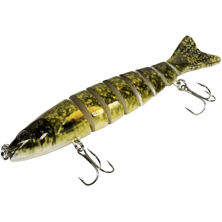 HQRP Jointed Multi-Section Slow Sinking Glide Tackle Pike Fishing Lure  Fresh-Water Lakes Fish Bait