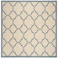thumbnail image 2 of Safavieh Linden Ognena Geometric Indoor/Outdoor Area Rug, Cream/Blue, 6'7" x 6'7" Square, 2 of 8