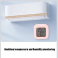 thumbnail image 3 of Hygrometer, 100mAh ABS Temperature Humidity Meter Portable Accurate  For Office, 3 of 8