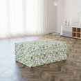 thumbnail image 3 of Butterfly Foldable Mattress, Detailed Watercolor Art, 74.8" x 39.4", White Pale Green and Brown, by Ambesonne, 3 of 6
