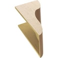 thumbnail image 6 of 12"W x 12"D x 24"H Wide Carmel Rough Cedar Woodgrain TimberThane Corbel, Primed Tan, 6 of 6