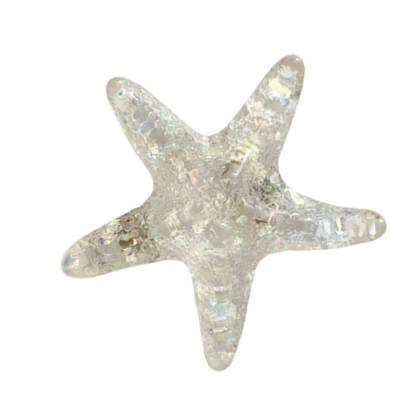 Naiovety Bonita pegatina de estrella de mar para nevera, pegatinas de tablero de mensajes de resina, decoración de habitación, calcomanías de Decoración del hogar