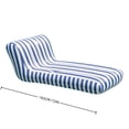 thumbnail image 3 of Striped Inflatable Pool Chair – Floating Lounge for Summer Relaxation, 3 of 7