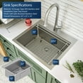 thumbnail image 6 of Karran Usa WST-20-PK1 Elite Workstation 25" Drop In Single Basin Stainless Steel Kitchen, 6 of 6