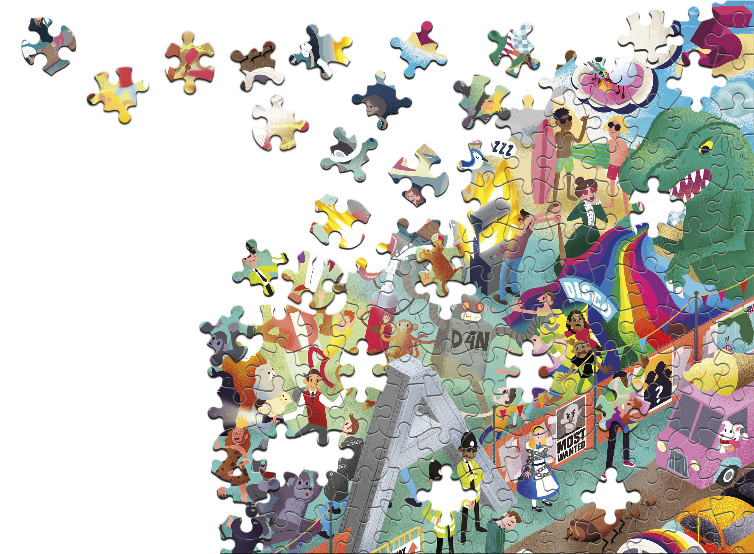 Big Potato Riddle Pics 1000 Piece Day at the Festival Interlocking Jigsaw Puzzle