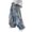 Colorful, variant on TIREOW Boys Colorful Graffiti Baggy Denim Pants Elastic Waist Straight Wide Leg Denim Trousers Trendy Casual Loose Fit Jeans