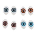 thumbnail image 3 of 16 Uds Ojos de Plástico Ovalados Yotijar Muñecas 5 Mm 6 Mm, 3 of 10