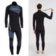 thumbnail image 5 of Trajes de neopreno de cuerpo entero Trajes de baño de neopreno de manga con cremallera trasera de 3 mm para buceo, esnórquel, surf - gris, XXXL Sunnimix Traje de buceo con escafandra, 5 of 8