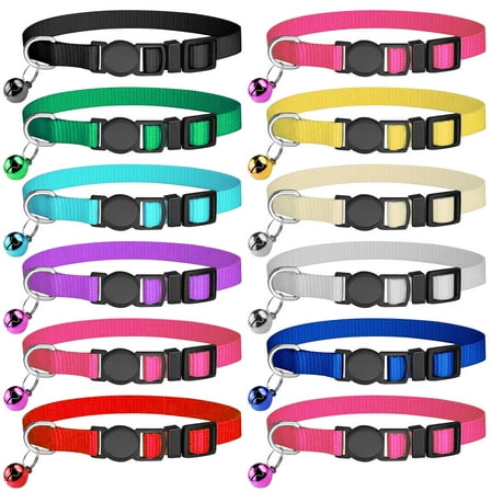 MIPCASE 12Pcs Dog Accessories Assorted Color Nylon for Daily Use