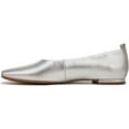 thumbnail image 3 of Franco Sarto Women's Ariel Silver Leather Ballet Flat 5.5M, 3 of 5