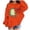 Orange, variant on SRZYMJ Girls Long Sleeve Hooded Pullover Soft Graphic Print Casual Sweatshirt Comfortable Everyday Wear Playful Outerwear For Children