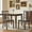 Charcoal Gray, variant on HOMCOM Dining Chairs Set of 2 Ergonomic Solid Wood, Armless Kitchen Chairs with Rubberwood Legs, Rustic Gray