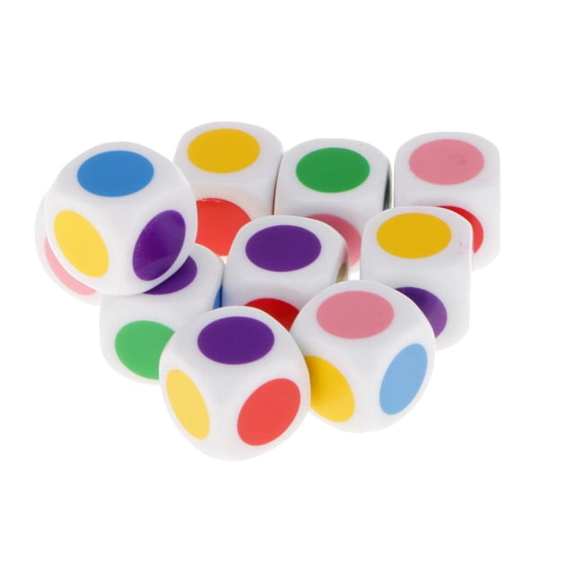 Juego De Mesa Para Ni?os, Dados, 6 Colores, Juegos De Mesa, Juguete Educativo Sunnimix Juego de dados