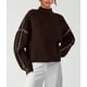 thumbnail image 4 of Suéter PRETTYGARDEN Otoño 2025 de Punto Grueso con Cuello Alto Talla XL, 4 of 6