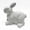 B, variant on Easter Bunny Desktop Decoration - Cute Resin Rabbit Figurine for Spring Home Decor, Office Desk Ornament, Mantel Centerpiece, and Holiday Gift Idea, Pastel Animal Statue
