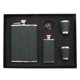 thumbnail image 2 of Juego de petaca Qtmnekly, petaca de acero inoxidable de 260 ml, ideal como regalo para hombre, para bar, camping, barbacoa, petaca portátil de bolsillo, color verde, 2 of 6