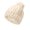 Beige, variant on Womens Winter Knitted Hat With Pom Warm Knit Cap Hats For Women Womens Baseball Caps Cute