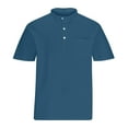 thumbnail image 5 of Men's breathable and perspiration-wicking men's golf shirt solid color short-sleeved breathable golf shirt, 5 of 6