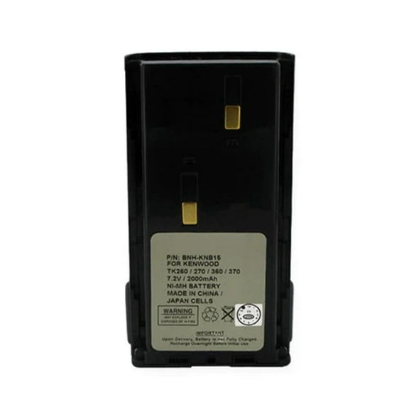 Batteries N Accessories BNA-WB-BNH-KNB15 2-Way Radio Battery - Ni-MH, 7.2V, 2000 mAh, Ultra High Capacity Battery - Replacement for Kenwood KNB-21 Battery