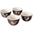 thumbnail image 1 of Certified International Gilded Rooster Set/4 Ice Cream Bowl 5.25", Assorted Designs,One Size, Multicolored, 1 of 4