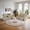 K haki, variant on Power Recliner Sofa Set with LED, Breathable Leather Sofa Set for Living Room, Reclining Couch Set with Coffee Table/Reading Light/Cup Holders for Home Theater (Khaki, Sofa+Chair)