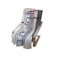 thumbnail image 4 of Map Soft Flannel Fleece Blanket, Colorful Abstract Subway Map Lines and Dots Navigation Guide Modern Underground Railway, Cozy Plush for Indoor and Outdoor Use, 70" x 90", Multicolor, by Ambesonne, 4 of 6