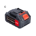 thumbnail image 2 of Batería de repuesto para desbrozadora Yesbay, 21 V, 3000 mAh, recargable de alto rendimiento, 2 of 8