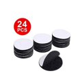 thumbnail image 4 of ZHAOCHENG 24 piezas de cinta autoadhesiva de tamaño redondo negro, puntos de bucle de gancho de resistencia industrial, cinta adhesiva de doble cara para decoración de pared del hogar u oficina o herr, 4 of 5