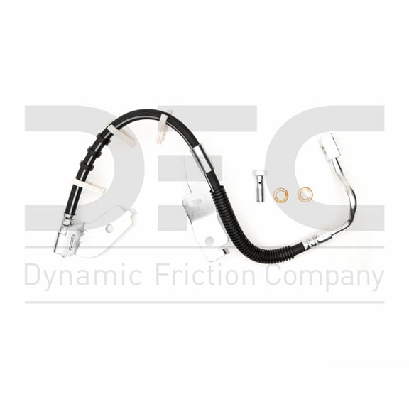 Front Right Dynamic Friction Company Brake Line Hose 350-55033 For 2003-2005 Lincoln Aviator