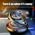 thumbnail image 2 of Solar Rotating Car Perfume Air Freshener Aromatherapy Ornament Car Accessor, 2 of 8