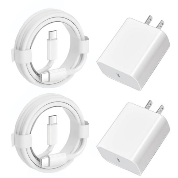 [2-Pack] 30W Pixel 9 8 7 Fast Charger for Google Pixel 9 9 Pro 8 8 Pro 7 7a 7 Pro 6 6a 6 Pro, 6.6ft PD USB C Phone Wall Fast Charging with Block (No Overheating When Charging)