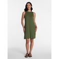 thumbnail image 4 of Time and Tru Women’s Sleeveless Knit Swing Dress, Sizes XS-XXXL, 4 of 8
