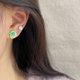 thumbnail image 5 of Uñas con forma de oreja de monstruo demonio, lindas, accesorios de Yiwu, puesto de joyería, uñas con forma de hueso de oreja, divertidos pendientes de aguja de plata con dibujos animados, 5 of 6