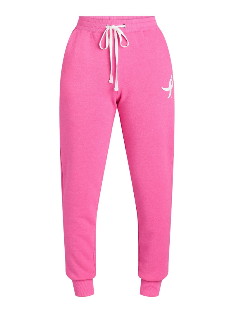 Susan Komen Pink Ribbon Jogger Pants Ribbon Graphic