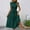 Green, variant on ZZwxWA Sundresses for Women 2025 Summer Wedding Guest Dresses Ruffle Mock Neck Long Dress Belted Flowy Casual Clothing
