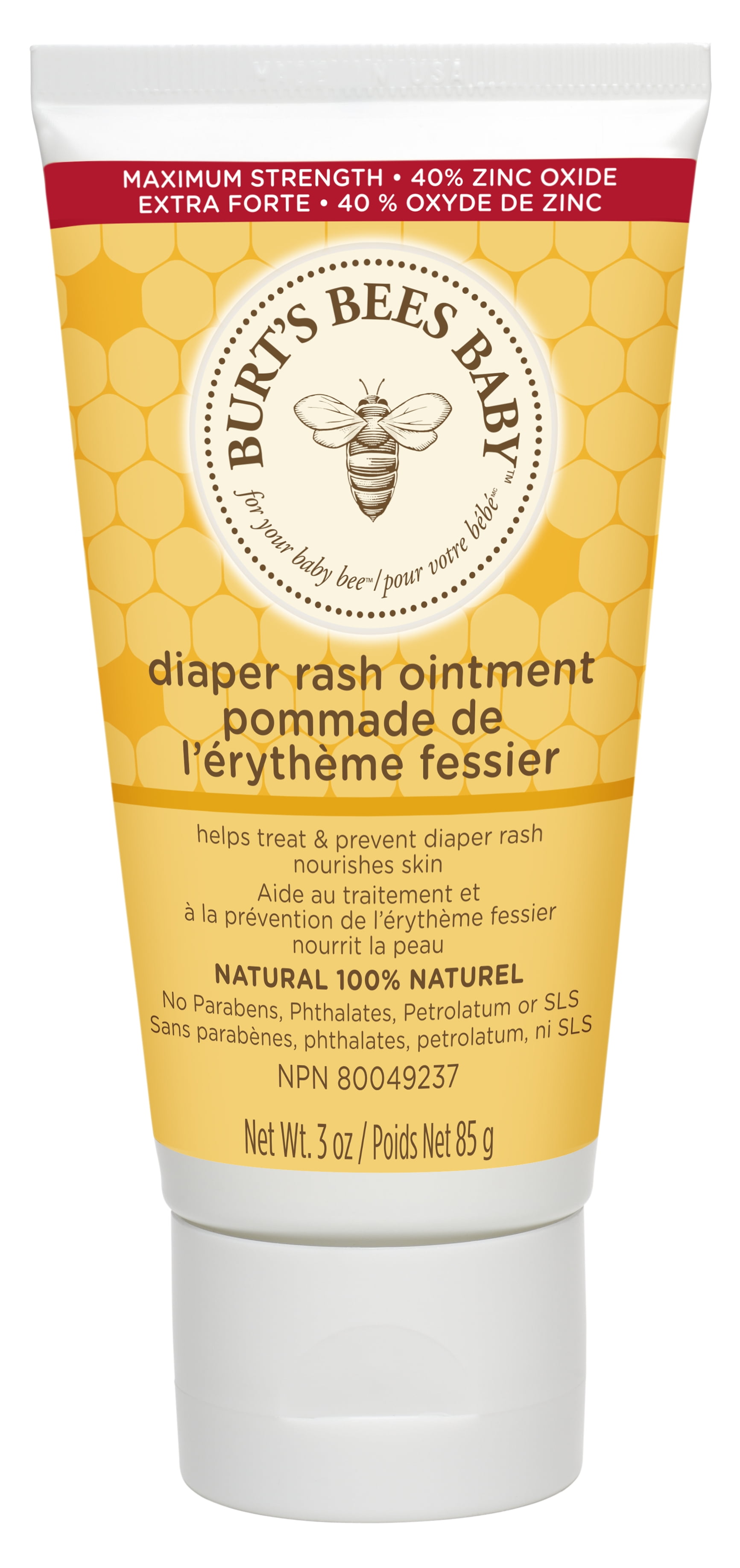 Burt's Bees Baby Diaper Rash Ointment, 100 Natural, 3 oz