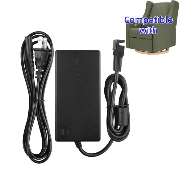 2-Prong AC Adapter Charger for Babyletto 11288 Kiwi Swivel Glider Power Recliner