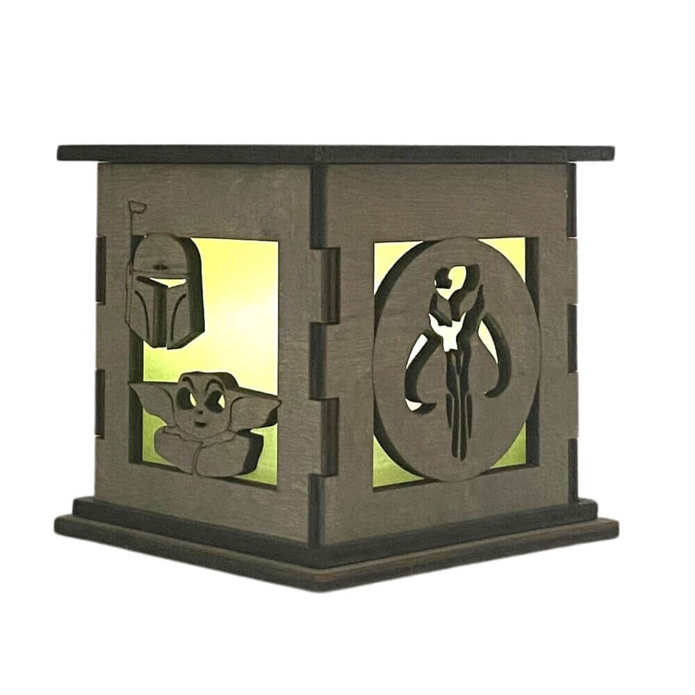 The Mandalorian Light Box Star Wars Light Box Baby Yoda Night Light
