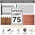 thumbnail image 3 of Speed Limit 10 Mph Sign, Speed Limit Signs Novelty Slow Down Sign Warning Traffic Road Street Sign 8X12 Inches, 3 of 4
