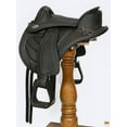 thumbnail image 4 of 17 In Horse English Treeless Saddle Hilason Endurance Trail Leather, 4 of 7