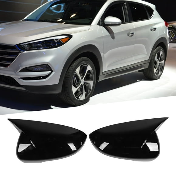 Door Mirror Covers, Pair ABS Side Mirror Covers Horn Shape Door Mirror Covers Side Mirror Replacement For 2019-2020