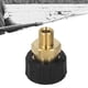 thumbnail image 1 of Adaptador para Lavadora A Presión, Latón, Caucho, Anticorrosión, G1/4 Pulgadas A M22 X 1,5 mm, Kit de Repuesto de Rosca para Manguera de Lavadora a Presión para Fácil, 1 of 7
